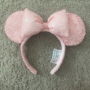 Baby Pink Sequin Minnie Ears